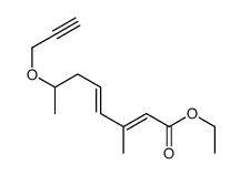 ethyl 3-methyl-7-prop-2-ynoxyocta-2,4-dienoate Structure