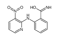 2-[(3-nitropyridin-2-yl)amino]benzamide结构式
