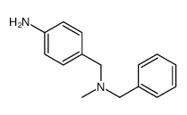 4-[[benzyl(methyl)amino]methyl]aniline Structure