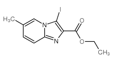 3-IODO-6-METHYL-IMIDAZO[1,2-A]PYRIDINE-2-CARBOXYLIC ACID ETHYL ESTER structure