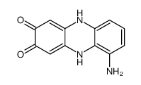 6-amino-5,10-dihydrophenazine-2,3-dione Structure