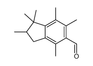 1,1,2,4,6,7-hexamethyl-2,3-dihydroindene-5-carbaldehyde Structure