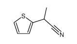 2-(thiophen-2-yl)propanenitrile Structure