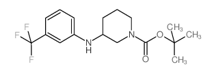 1-BOC-3-(3-TRIFLUOROMETHYL-PHENYLAMINO)-PIPERIDINE Structure