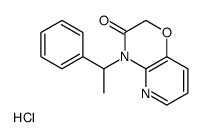 4-(1-phenylethyl)pyrido[3,2-b][1,4]oxazin-3-one,hydrochloride Structure