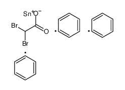 triphenylstannyl 2,2-dibromoacetate结构式