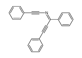 3-aza-1,4,6-triphenyl-hex-3-ene-1,5-diyne Structure