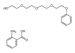 2-aminobenzoic acid,2-[2-[2-(2-phenoxyethoxy)ethoxy]ethoxy]ethanol Structure