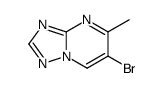 6-bromo-5-methyl-[1,2,4]triazolo[1,5-a]pyrimidine structure