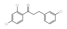 3-(3-CHLOROPHENYL)-2',4'-DICHLOROPROPIOPHENONE结构式