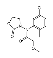 N-(5-chloro-2-methylphenyl)-2-methoxy-N-(2-oxo-1,3-oxazolidin-3-yl)acetamide结构式