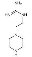 Guanidine,[2-(1-piperazinyl)ethyl]-(7CI) Structure