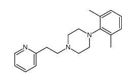 1-(2,6-dimethylphenyl)-4-(2-pyridin-2-ylethyl)piperazine结构式