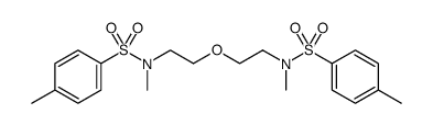 Benzenesulfonamide, N,N'-(oxydi-2,1-ethanediyl)bis[N,4-dimethyl结构式