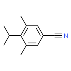 Benzonitrile, 3,5-dimethyl-4-(1-methylethyl)- (9CI)结构式