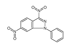 1H-Indazole, 3,6-dinitro-1-phenyl结构式