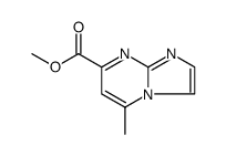 Imidazo[1,2-a]pyrimidine-7-carboxylic acid, 5-methyl-, methyl ester结构式