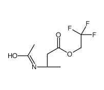 2,2,2-trifluoroethyl (3S)-3-acetamidobutanoate Structure