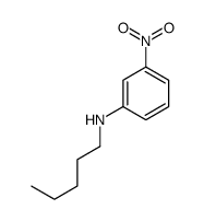 3-nitro-N-pentylaniline结构式