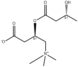 1-Propanaminium, 3-carboxy-2-[(3R)-3-hydroxy-1-oxobutoxy]-N,N,N-trimethyl-, inner salt, (2R)- Structure