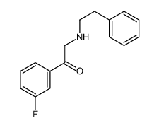 1-(3-fluorophenyl)-2-(2-phenylethylamino)ethanone Structure