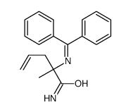 2-(benzhydrylideneamino)-2-methylpent-4-enamide结构式