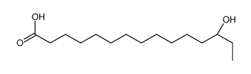 (13R)-13-hydroxypentadecanoic acid Structure