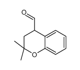 2,2-dimethyl-3,4-dihydrochromene-4-carbaldehyde结构式