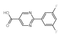 2-(3,5-Difluorophenyl)pyrimidine-5-carboxylic acid Structure