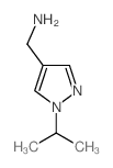 (1-异丙基-1H-吡唑-4-基)甲胺结构式