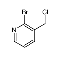 2-bromo-3-(chloromethyl)pyridine structure