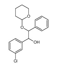 1-(3-chlorophenyl)-2-phenyl-2-((tetrahydro-2H-pyran-2-yl)oxy)ethan-1-ol Structure