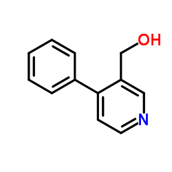 (4-Phenyl-3-pyridinyl)methanol Structure