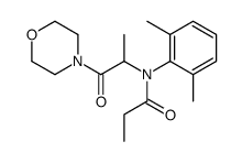 N-(2,6-dimethylphenyl)-N-(1-morpholin-4-yl-1-oxopropan-2-yl)propanamide Structure