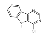 4-chloro-5H-pyrimido[5,4-b]indole Structure