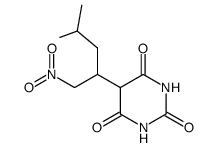 5-(3-methyl-1-nitromethyl-butyl)-barbituric acid结构式