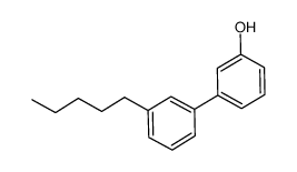 [3'-pentyl-1,1'-biphenyl]-3-ol结构式
