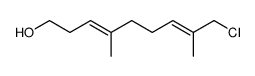 (3E,7E)-9-Chloro-4,8-dimethyl-nona-3,7-dien-1-ol结构式