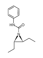 (2R,3R)-2,3-Diethyl-aziridine-1-carboxylic acid phenylamide Structure