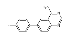 6-(4-fluorophenyl)quinazolin-4-amine Structure