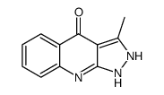 3-methyl-1,2-dihydropyrazolo[3,4-b]quinolin-4-one Structure