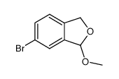 6-Brom-1,3-dihydro-1-methoxyisobenzofuran Structure