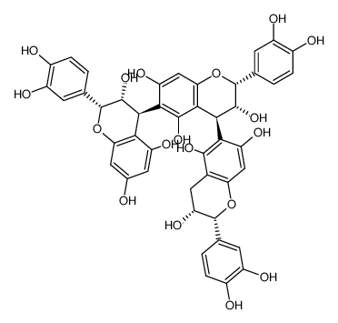 epicatechin-(4β->6)-epicatechin-(4β->6)-epicatechin Structure