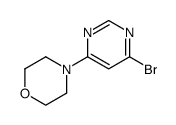 4-(6-bromopyrimidin-4-yl)morpholine Structure