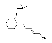 (E)-5-[(1R,2S)-2-[tert-butyl(dimethyl)silyl]oxycyclohexyl]pent-2-en-1-ol结构式