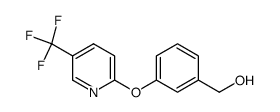 [3-[[5-(trifluoromethyl)-2-pyridyl]oxy]phenyl]methanol结构式