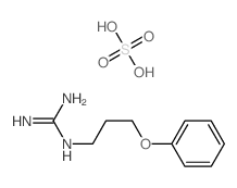 Guanidine,N-(3-phenoxypropyl)-, sulfate (2:1)结构式