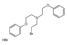 N-(2-bromoethyl)-2-phenoxy-N-(2-phenoxyethyl)ethanamine,hydrobromide结构式