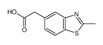 5-Benzothiazoleaceticacid,2-methyl-(6CI,9CI) structure