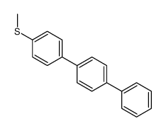 1-methylsulfanyl-4-(4-phenylphenyl)benzene Structure